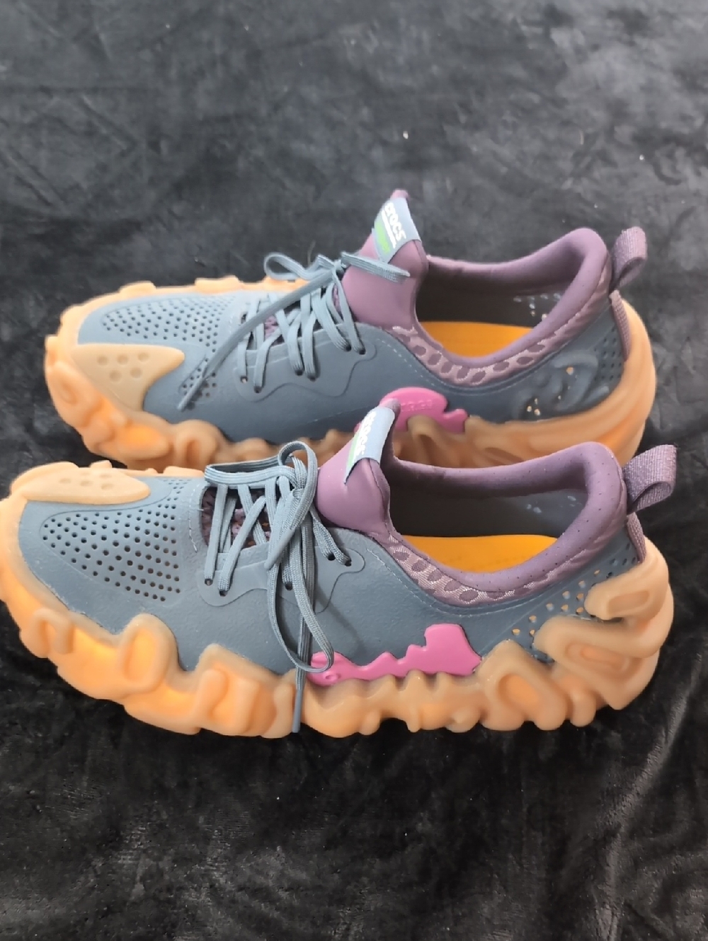 Crocs Juniper by Salehe Bembury in the Taro colorway